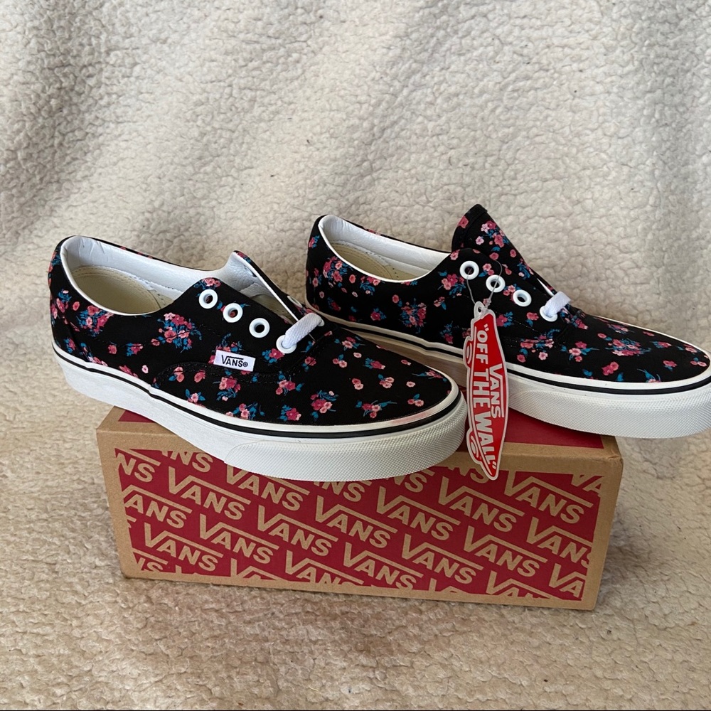 NWT Vans Era Floral Skate Sneakers W 7, M 5.5 - Picture 5 of 10